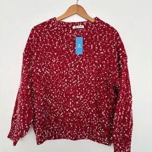 Confetti Red Sweater